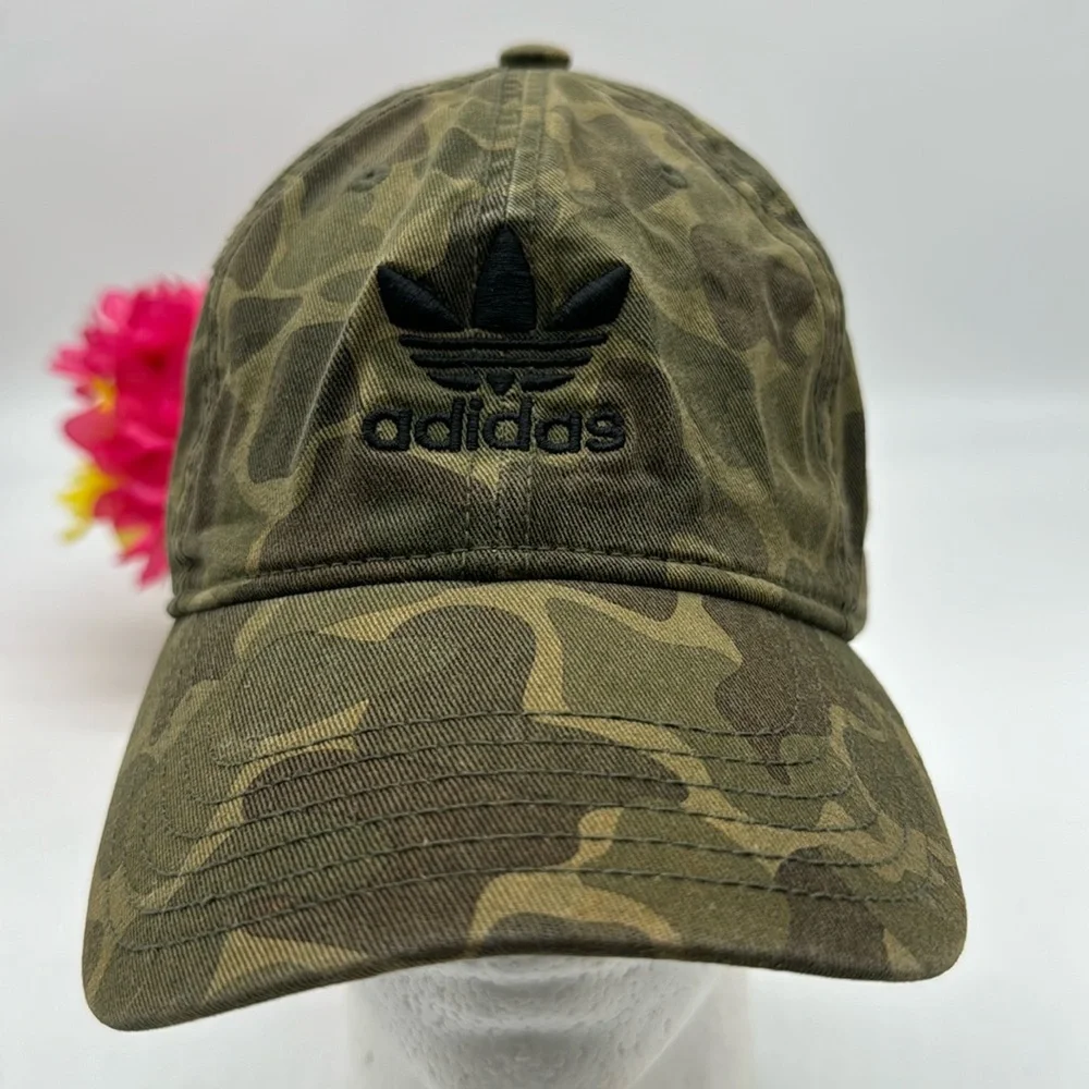 Adidas Camo Baseball Hat Adjustable HT6257C
